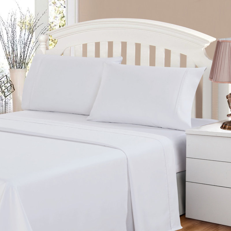 Ensemble de draps 100% coton 500 fils Robles, Double, Sureau