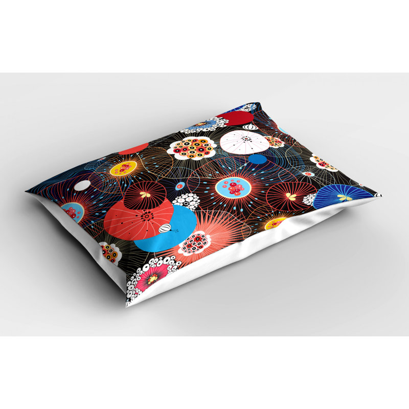 Trippy Polyester Sham Set, Queen