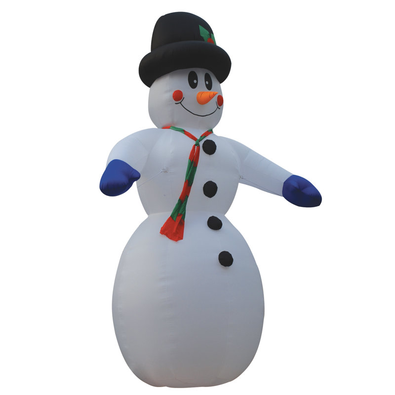 236" Tall Huge Christmas Inflatable Snowman Indoor / Outdoor Holiday Blow Up Yard Garden Decoration