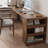 Tan Rectangular Solid Wood desks-107997179-107997180