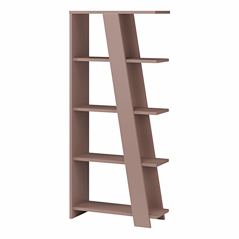 161cm H x 72cm W Plywood / Laminate Board Bookcase, Orange