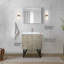 Meuble-lavabo de salle de bain 30 po X P 20 po P, comptoir en quartz, ensemble de robinet et Miroir