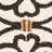 Helena Oriental Hand Hooked Wool Ivory / Dark Brown Area Rug-1182369043