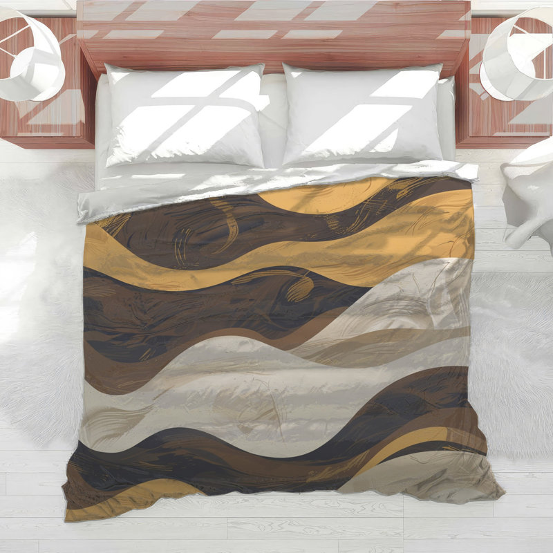 Édredon Wavy Earthy, Simple extra long