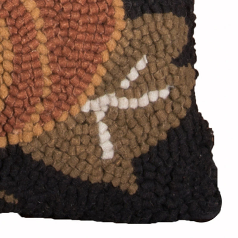 Floral Rattan Pillow Cover