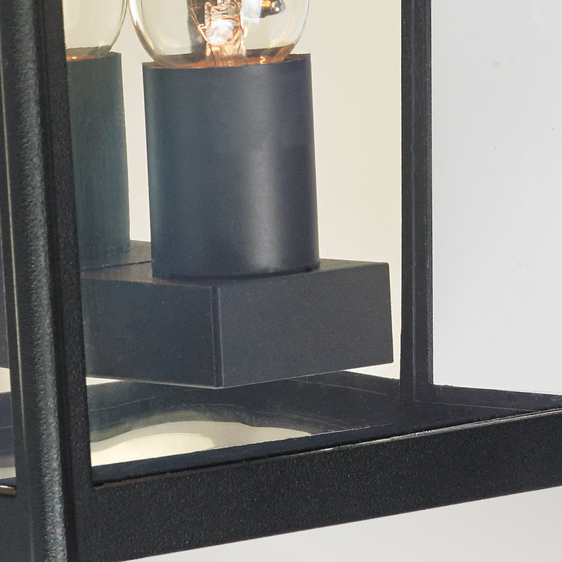Bryden Black 42cm H Outdoor Flush Mount