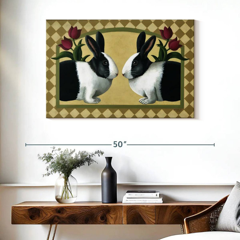 Brampt Rabbit Bunnies, 26" H x 39" W