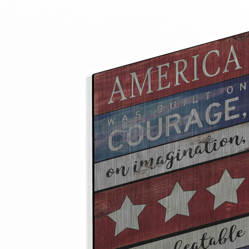 " America Panel " by Cindy Jacobs, 24" H x 12" W