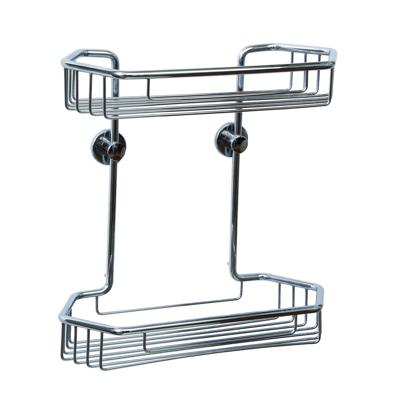 No Drill Edgehill Shower Caddy, Chrome