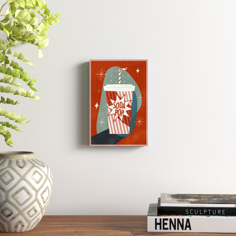«Retro Refreshments II» par Victoria Borges, reproduction d'art sur toile, H 12 po x l 8 po, Toile tendue