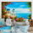 Toile naturelle avec cadre flottant