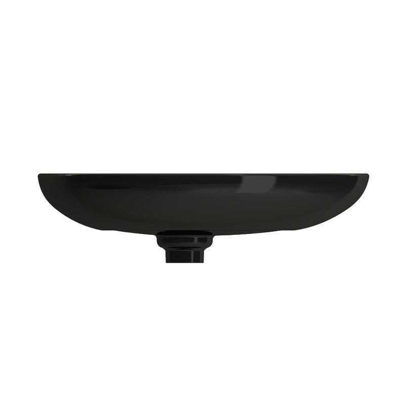 Etna 22.8'' L Bathroom Sink, Black