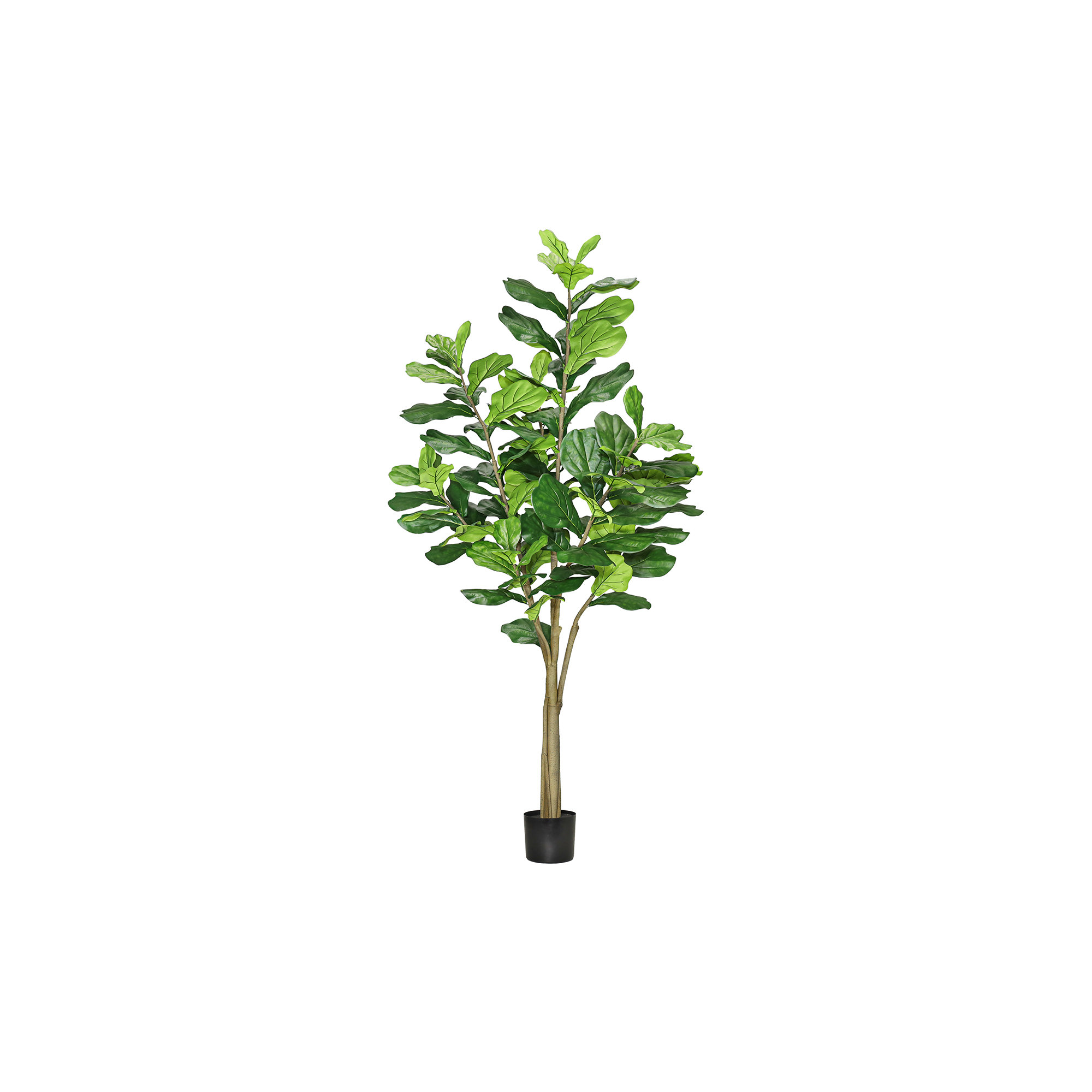 Faux Fiddle Leaf Fig Tree in Pot, 96"  x 40"