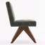 Chaise d'appoint rembourrée en lin Turfed-145268159