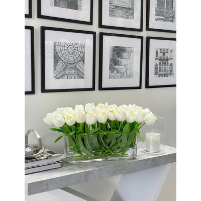 Tulip Stems in Vase