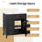30"W Freestanding Single Vanity with Ceramic Sink Top, Drawers and An Adjustable Shelf-1745968088
