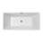 58" Streamline Freestanding Soaking Acrylic Bathtub With Drain and Bamboo Tray-75137185