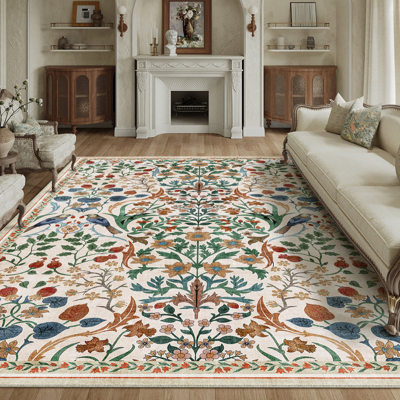 Destinay Floral Area Rug, Rectangle 300 x 400 cm