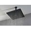 Pomme de douche 16 po noir mat