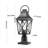 Outdoor Post Light,Lamp Post Light Fixture,Post Lantern With Pier Mount Base,Textured Black,Suitable For Gardens, Yards Or Entrances
