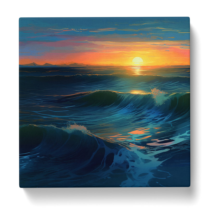 Ocean - No Frame Print, 35cm H x 35cm W x 3cm D