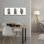 «Planted III» par Courtney Prahl, art mural en verre acrylique