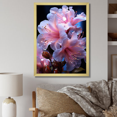 Fleurs de rhododendron transparentes - reproductions d'art mural rhododendron