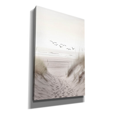  «Seagulls» par Decent Exposures, art mural sur toile, 12 po x 18 po