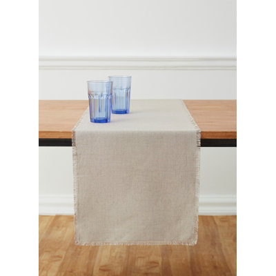 Fringe - 100% Pure Linen Table Runner
