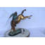 Nifao Collection Dynamic Polo Player and Horse in Game Action Bronze Statue  21" x 11" x 22"H