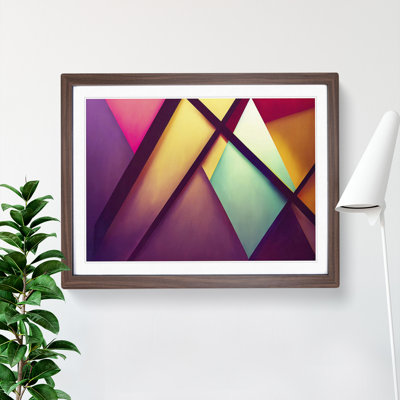 XH1022-6368X Mystical Modern Abstract 1 Piece Single Picture Frame Wall Art