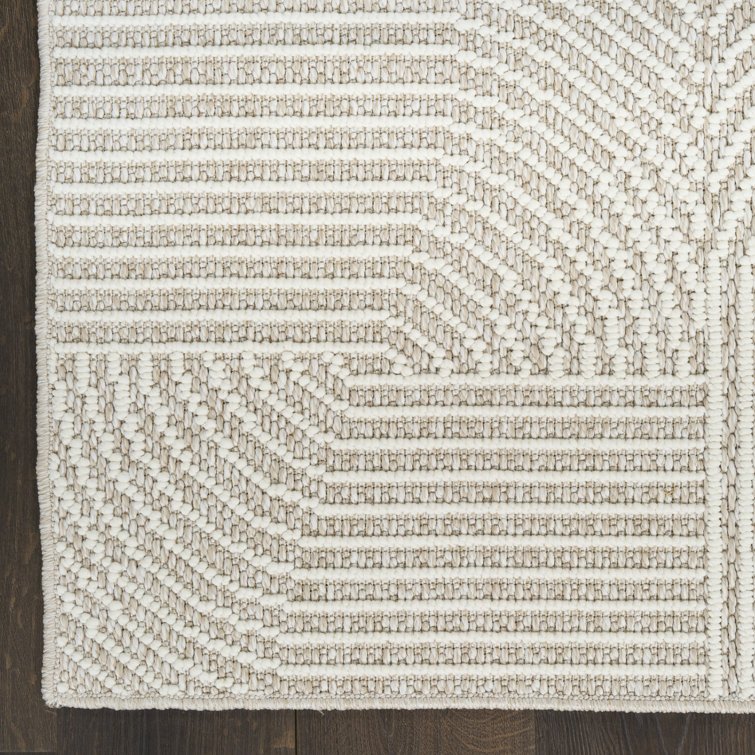 Tapis d'intérieur moderne ivoire Coedy