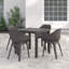Anabelle 4 - Person Patio Dining Set with Square Table