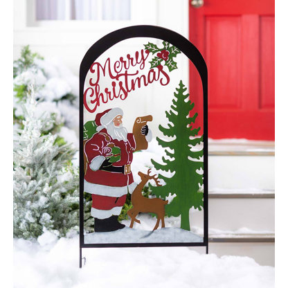 https://assets.wfcdn.com/im/87484545/resize-h416-w416%5Ecompr-r85/1949/194940483/Santa+and+Reindeer+Garden+Stake.jpg