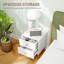 40cm W Manufactured Wood Bedside Table