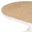 5 tables de salle à manger extensibles: 1 table ronde en bois rétro et 4 chaises rembourrées