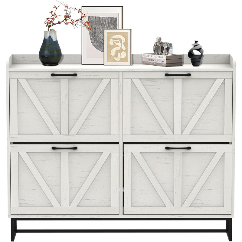 Narrow Hidden Shoe Cabinet