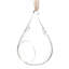 12cm Glass Lighted Hanging Figurine Ornament