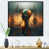 Black Floater Framed