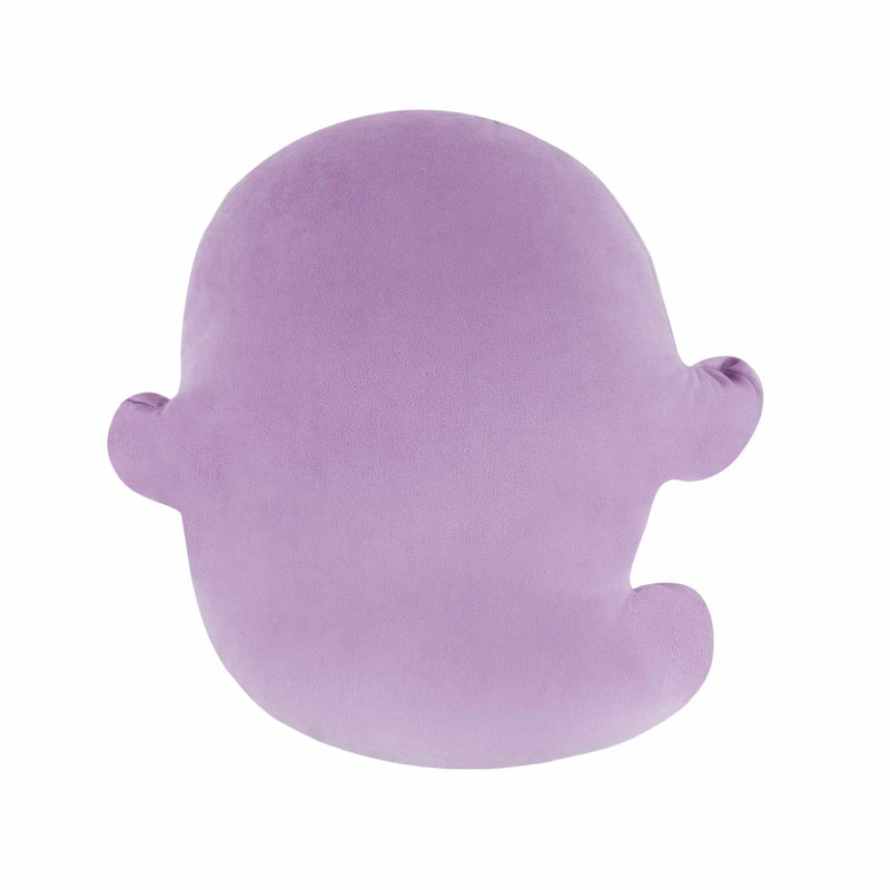 Coussin convivial en forme de fantôme, Mauve