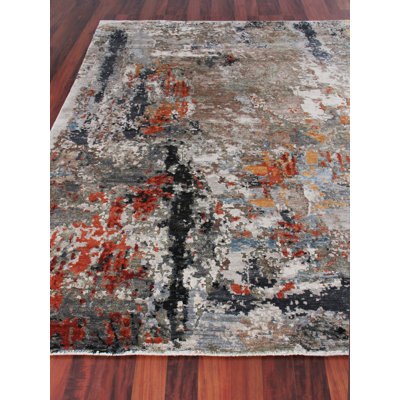 Laureno Hand Knotted Abstract Indoor Rug