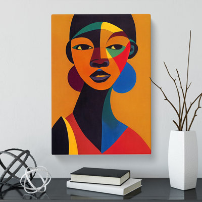 African Woman Cubism Vol.1 - Wrapped Canvas