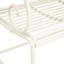 Banc de jardin extérieur - blanc