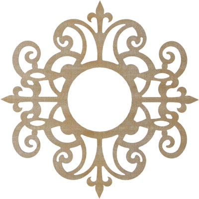Médaillon de plafond en bois Dijon