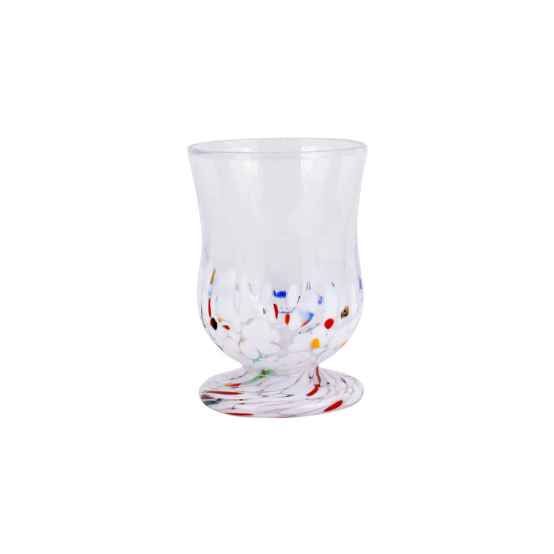 Chiara 8oz. Handmade Drinking Glass