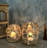 Glass Jar Candle Holders With Rope Netting-963925572