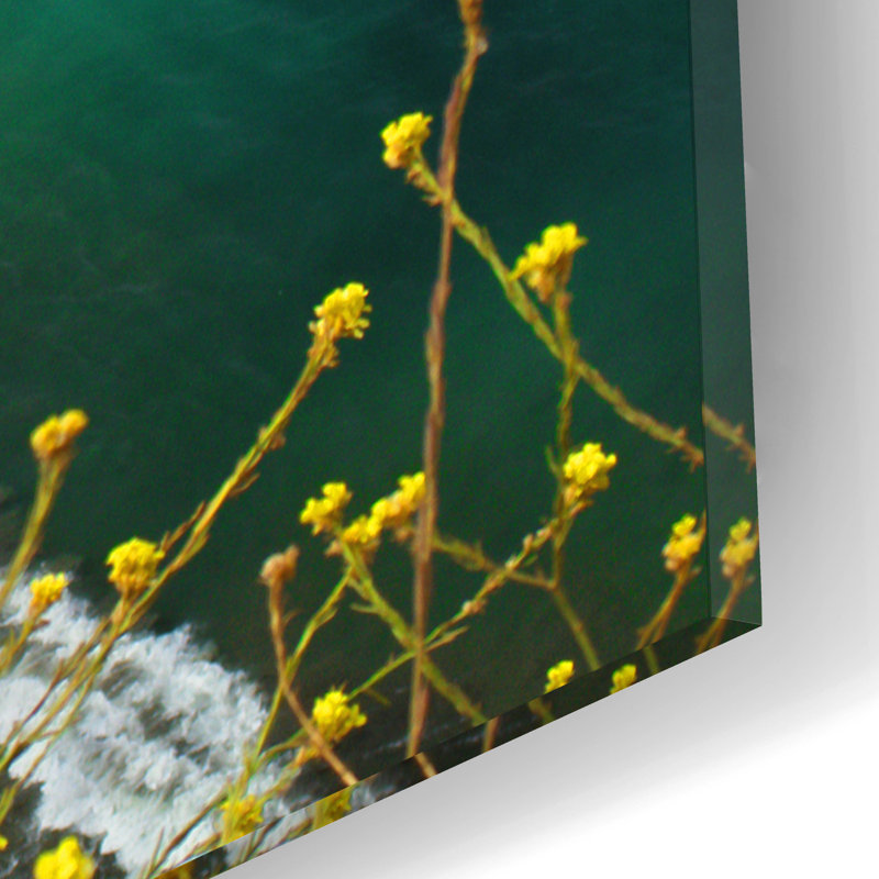 «Big Sur Coast» par Winthrope Hiers, art mural en verre acrylique, H 16 po x l 12 po