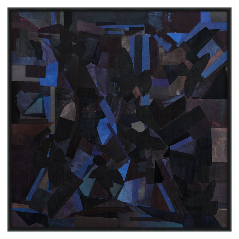 Separation Of Light And Dark 2 Print by Harvey, Danna, 45" H x 45" W, Black