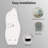 LED Lighted Asymmetrical Wall Mirror