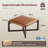 24" Wide Faux Leather Upholstered Square Ottoman-574127190